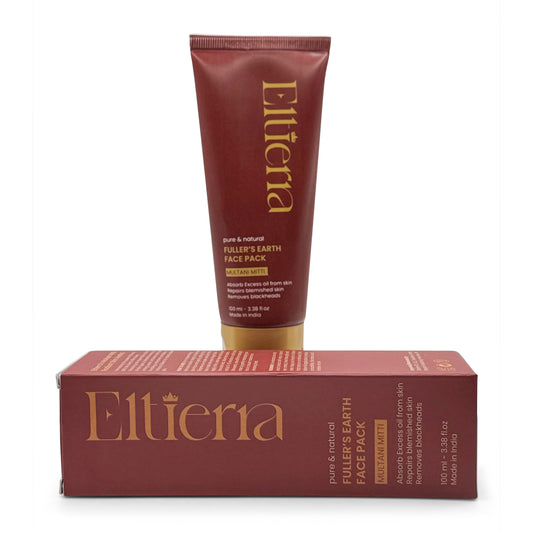 Eltierra Multani Mitti Face Pack | 100% Natural Clay Mask for Glowing, Oil-Free Skin | Deep Cleansing & Detoxifying Skincare